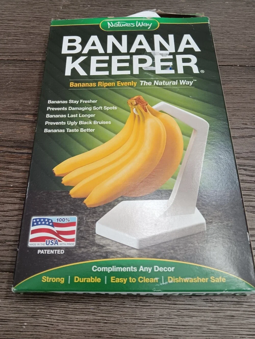 Nature's Way Banana Keeper - White Banana Hanger